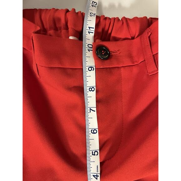 Zadig Voltaire Red Pant Suit Size 36 Rock Blazer Black Pinstripes - Picture 5 of 16